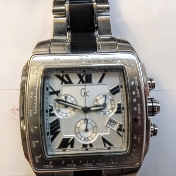 Men's GUESS GC Stainless Steel Chronograph Swiss - Picture 2 of 5